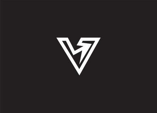 V Letter  logo vector template. Creative V  initial logo design 