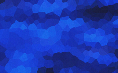 Obraz premium Deep blue abstract mosaic pattern with dark geometric shapes for professional corporate backgrounds and modern technology themes