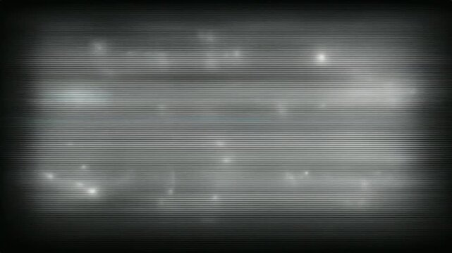砂嵐のように激しく明滅する白黒のブラウン管ノイズ
