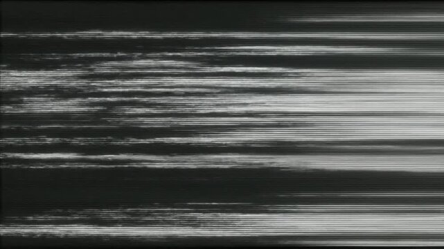 ザラついた粒子が激しく点滅するモノクロノイズ