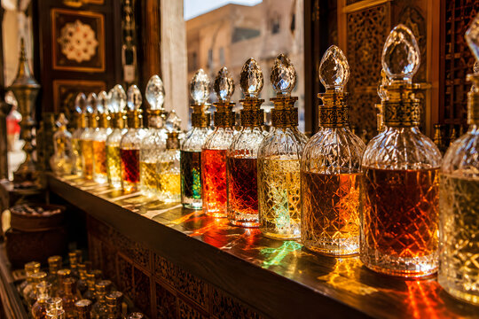 Iraqi Qashani Tile Workshop With Glowing Stained Glass Panel