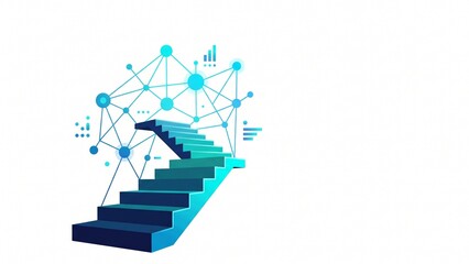 Obraz premium AI Revenue Forecasting Concept Vector for Business Performance Analytics