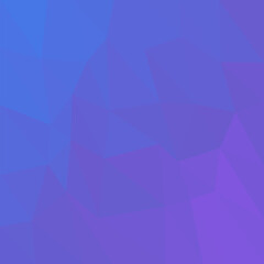 Obraz premium Blue Violet Purple Low Poly Geometric Triangle Background Square