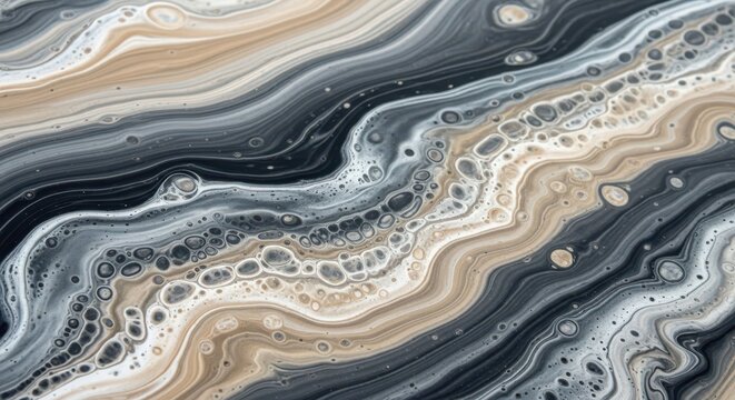 Swirling abstract art depicting cosmic fluidity and ethereal movement
