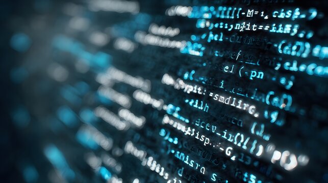 A landscape close-up view of software programming code in a modern code editor, representing software development, the coding workflow, debugging, and modern web technologies.