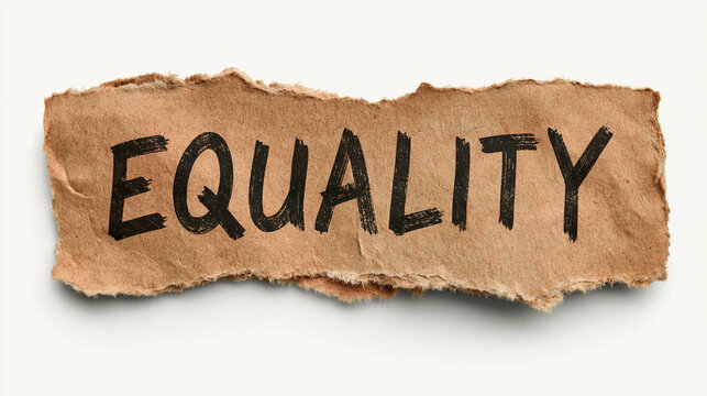 Equality Written on Torn Paper
