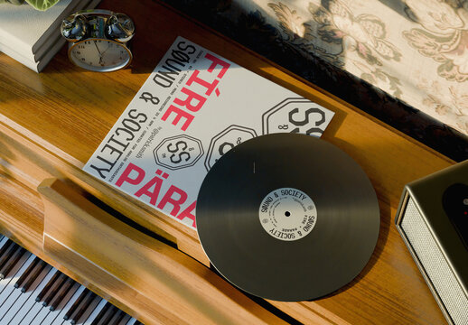 Vinyl and Sleeve Mockup
