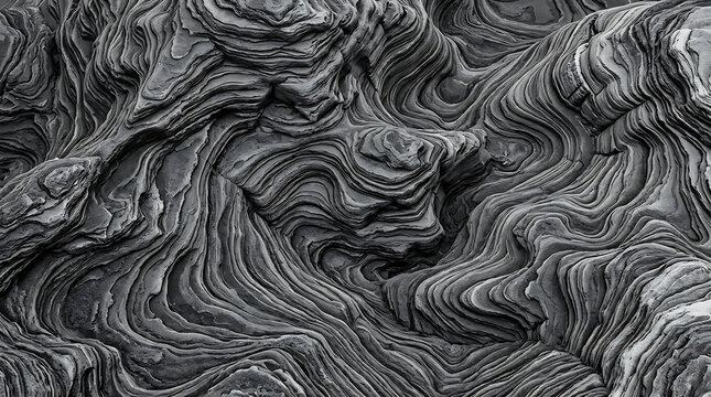 Intricate patterns in weathered gray rock formations create a unique textured background resembling abstract art