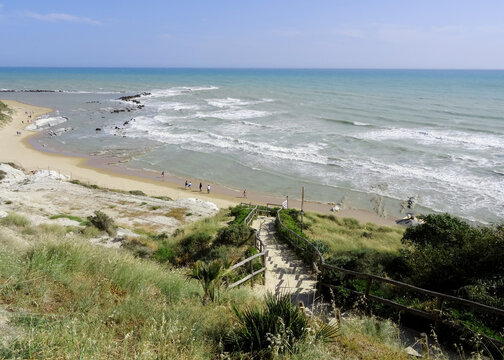 Sicile, plage r&eacute;gion de Agrigente