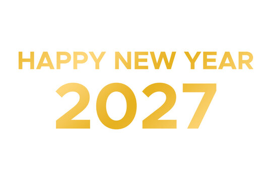 new year 2027 vector design element