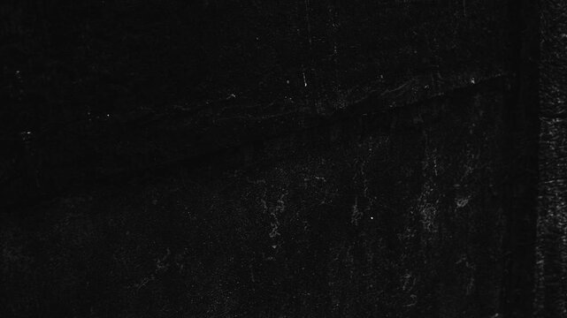 Animated grunge motion texture overlay, Abstract black grunge scratched surface with dark worn texture, grunge gritty dead led black retro vintage textured stop motion overlay loop animation
