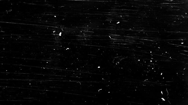 Animated grunge motion texture overlay, Abstract black grunge scratched surface with dark worn texture, grunge gritty dead led black retro vintage textured stop motion overlay loop animation