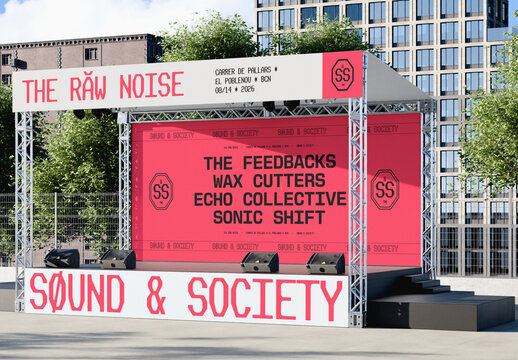 Stage Banner Mockup