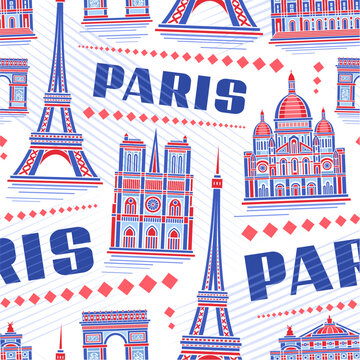 Vector Paris Seamless Pattern