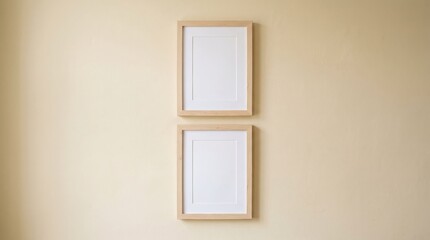 Fototapeta premium Close up of a light switch on a beige painted wall indoors