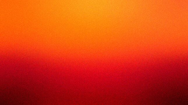 Warm vibrant orange and red gradient background with textured grainy noise effect.