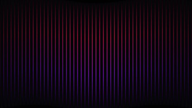 Minimalist digital sound wave visualization with red and blue accents