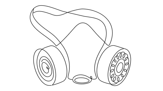 Gas mask illustration on white background.