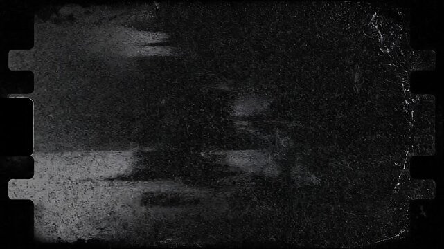 Vintage black and white film texture with scratches and dust for retro and grunge design backgrounds