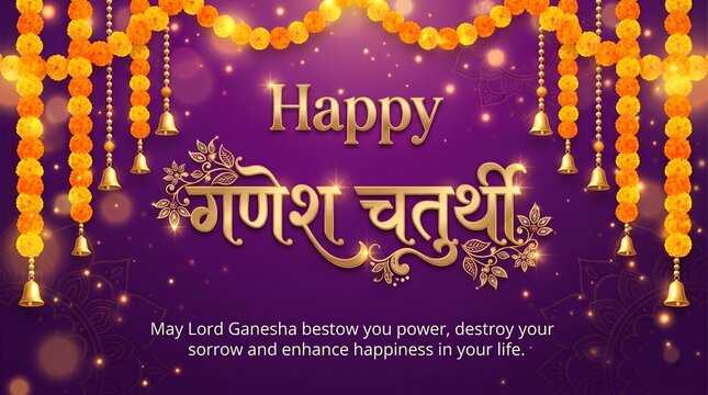 Lord Ganesha , Ganesh festival illustration of Lord Ganpati background for Ganesh Chaturthi festival of India