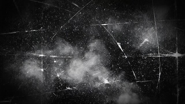 Black grunge texture with scratches dust and distressed worn background for design
