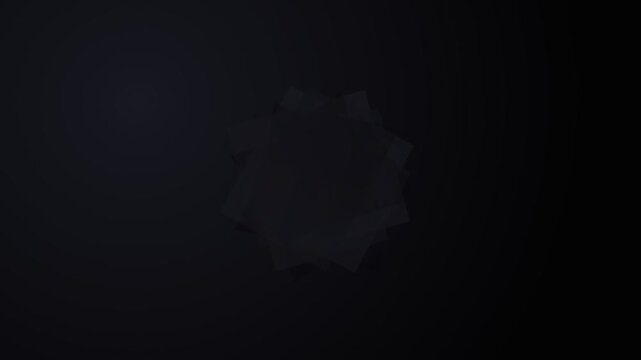 Abstract geometric dark background with layered semi-transparent shapes