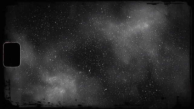 Starry night sky with cosmic dust and sparkling stars in deep space background