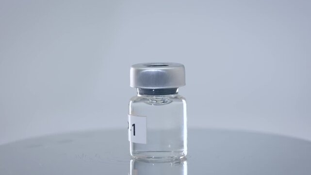 Glp1 injection medical vial liquid medicine treatment diabetes clinical laboratory glass bottle research science sample fluid drug vaccine