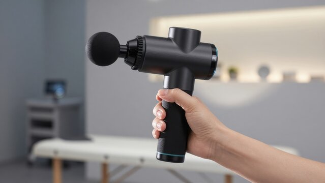 Handheld Massage Gun for Muscle Relief and Recovery Therapy