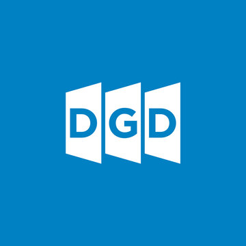 letter dgd with door logo icon design vector design template inspiration