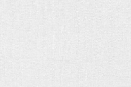 White linen fabric texture background, seamless pattern of natural textile.