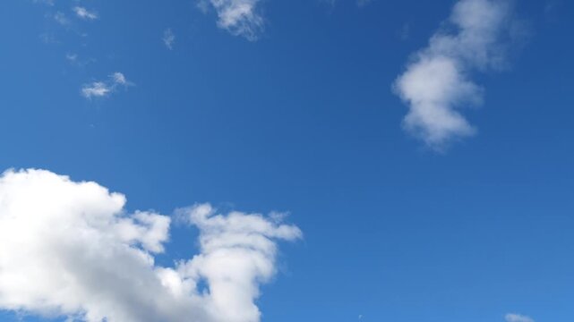 青空と雲　微速度撮影