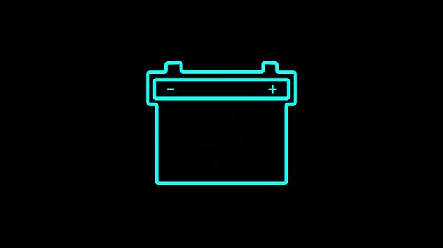 Abstract digital interface with glowing blue circuit lines and plus minus symbols on dark background