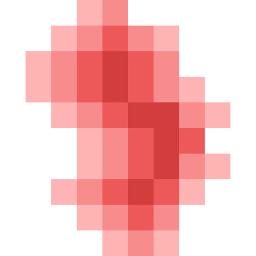 pixel art of censored wound