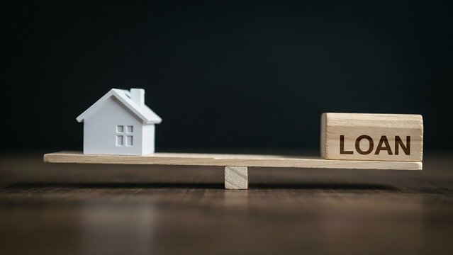 Home Loan Balance and Mortgage Concept  