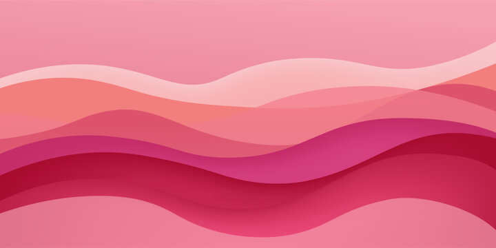 modern abstract background with gradient pink  wavy shapes , for poster. banner, web design, header, cover, billboard, brochure, social media, landing page