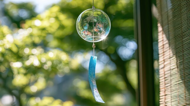 風鈴　夏の縁側