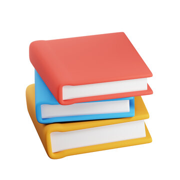 3D Hardcover Book Illustration