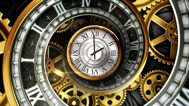 Golden Infinite Timelapse