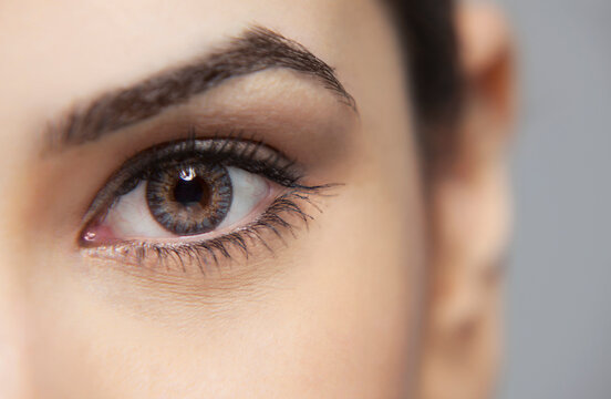Close-up of a beautiful womans eye