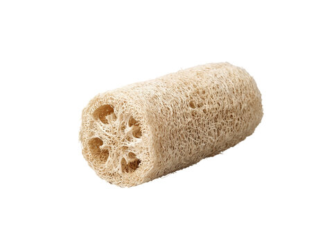 Eco-friendly Cylindrical Natural Loofah Bath Sponge Scrubber
