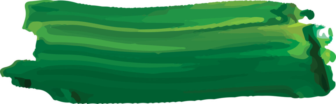 Abstract Green Swath: A dynamic and vibrant streak of green paint flows across the canvas, a bold expression of color and texture. Its fluid form suggests movement and energy.