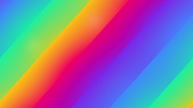 Smooth diagonal gradient stripes form a vibrant looping background with seamless color transitions.