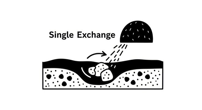 Single Exchange Process Diagram.