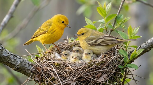 yellow warbler family