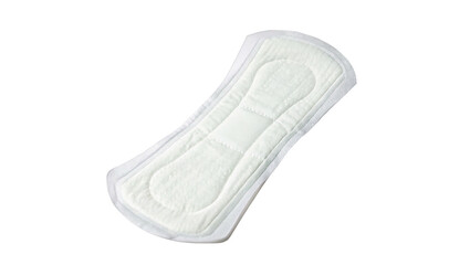 White female sanitary napkin pad hygiene product isolated on transparent background © RRose