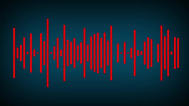 colling icon with user icon and audio waves. Animated visualization of audio sound waves surrounding a person icon against a green background.4k motion graphics video