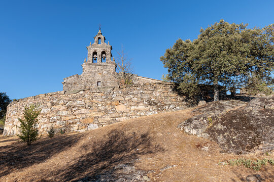 Hermitage of Our Lady of the Castle, Fariza, Zamora, Castile and Le&oacute;n, Spain. Arribes del Duero Natural Park.