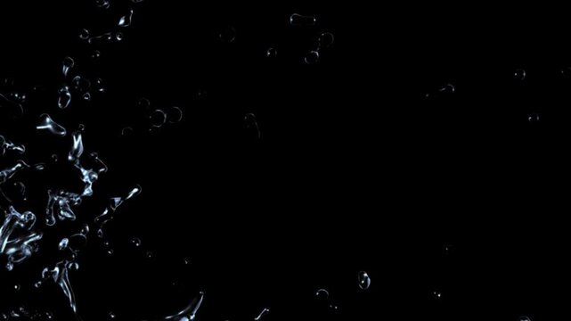 Natural-looking water movement combines flowing streams with delicate splash details.