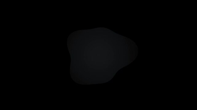 Dark seamless looping background with subtle organic blob shape for tech visuals